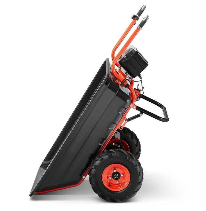 Taczka elektryczna przyczepka koleba 300L z napędem Bäumr-AG BMR-UT300