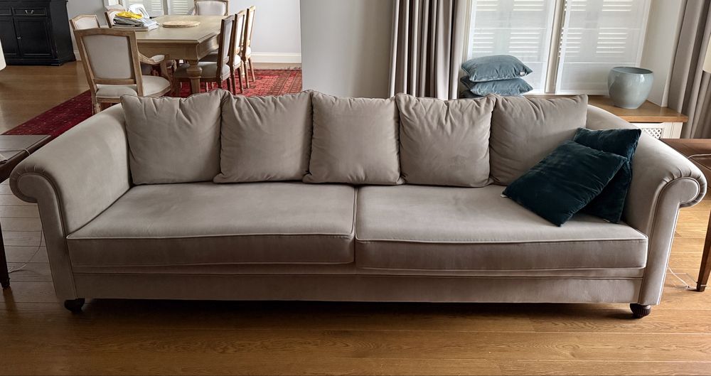 Elegancka duża sofa - jeszcze lepsza cena