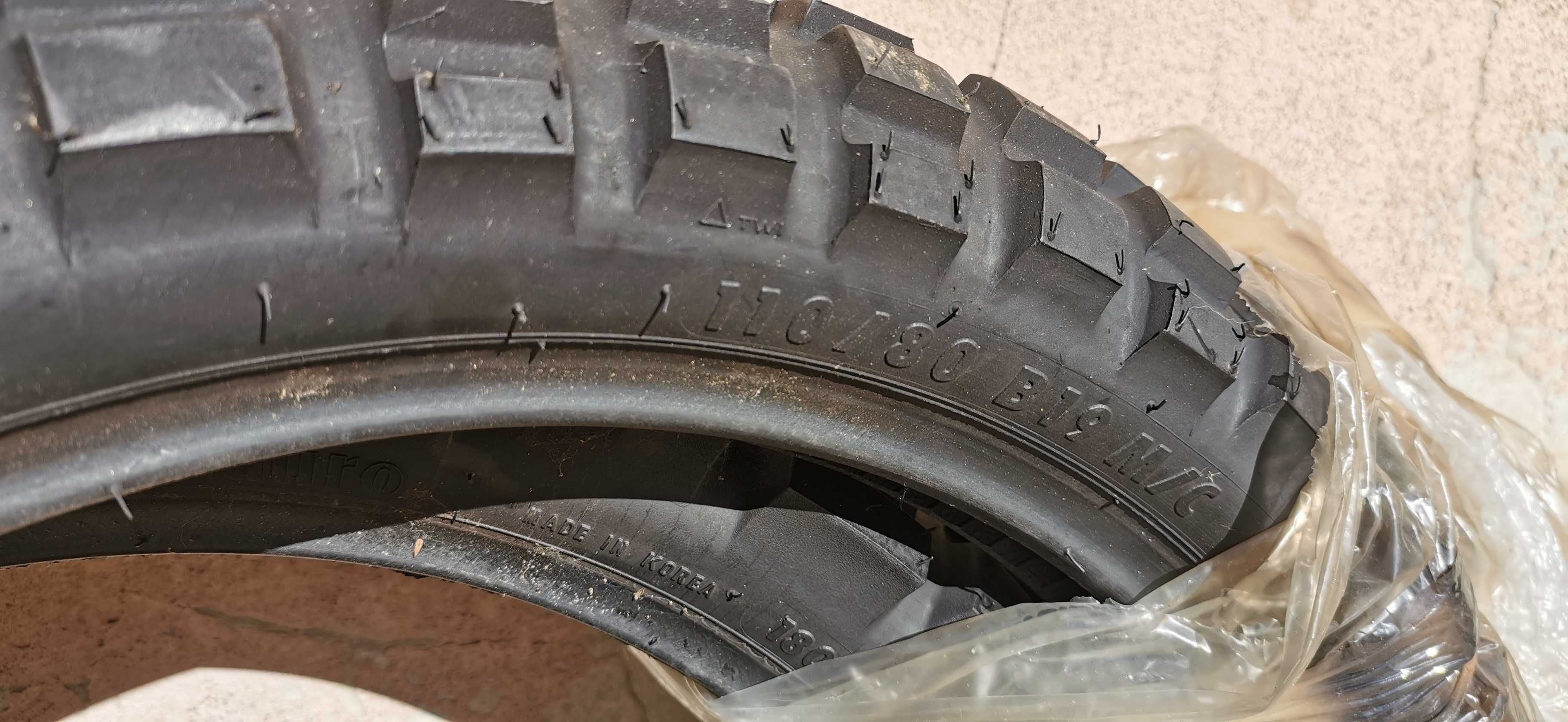 Pneus Moto TT - Continental Twinduro 180/55-17  + 110/80-19