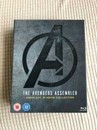 Pack 4 filmes Avengers Bluray