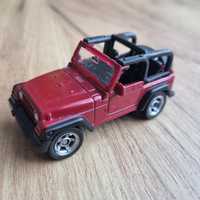 Resorak Siku Wrangler Jeep bordowy auto samochód metalowy 1342