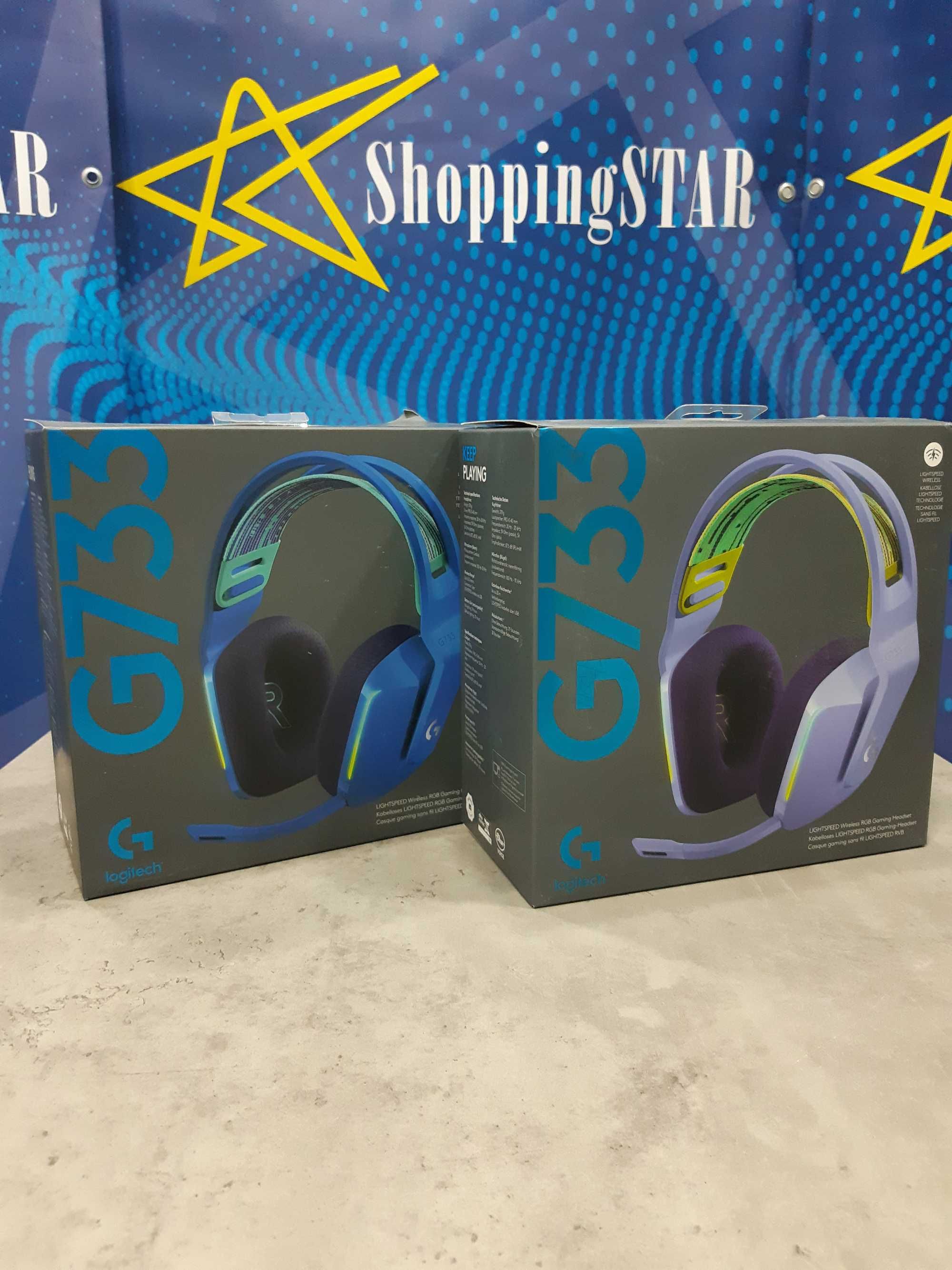 Ігрова гарнітура Logitech G733 Blue/Black/Lilac/White • Нові!