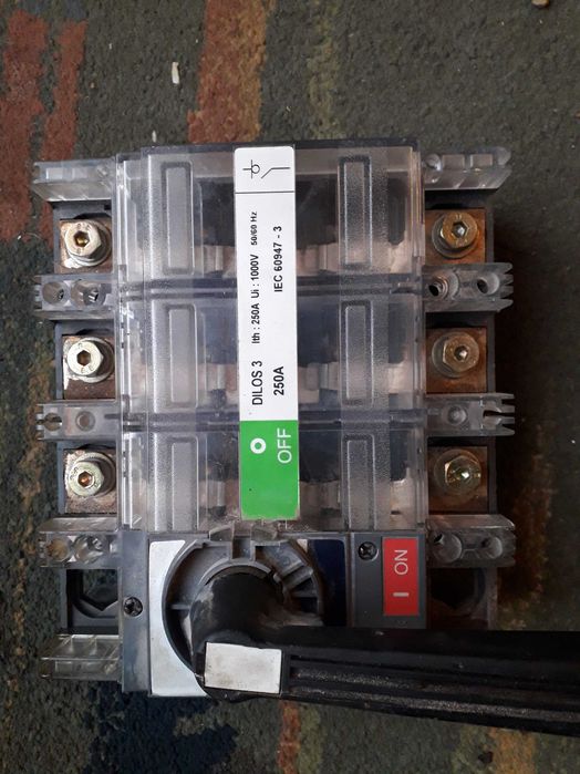 Rozłącznik prądu 250A, 3P.