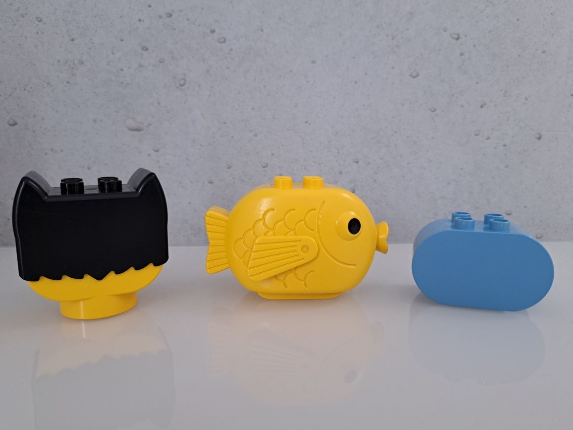 Lego duplo 10897 myszka Minnie + głowa kotka + rybka Yellow Fish