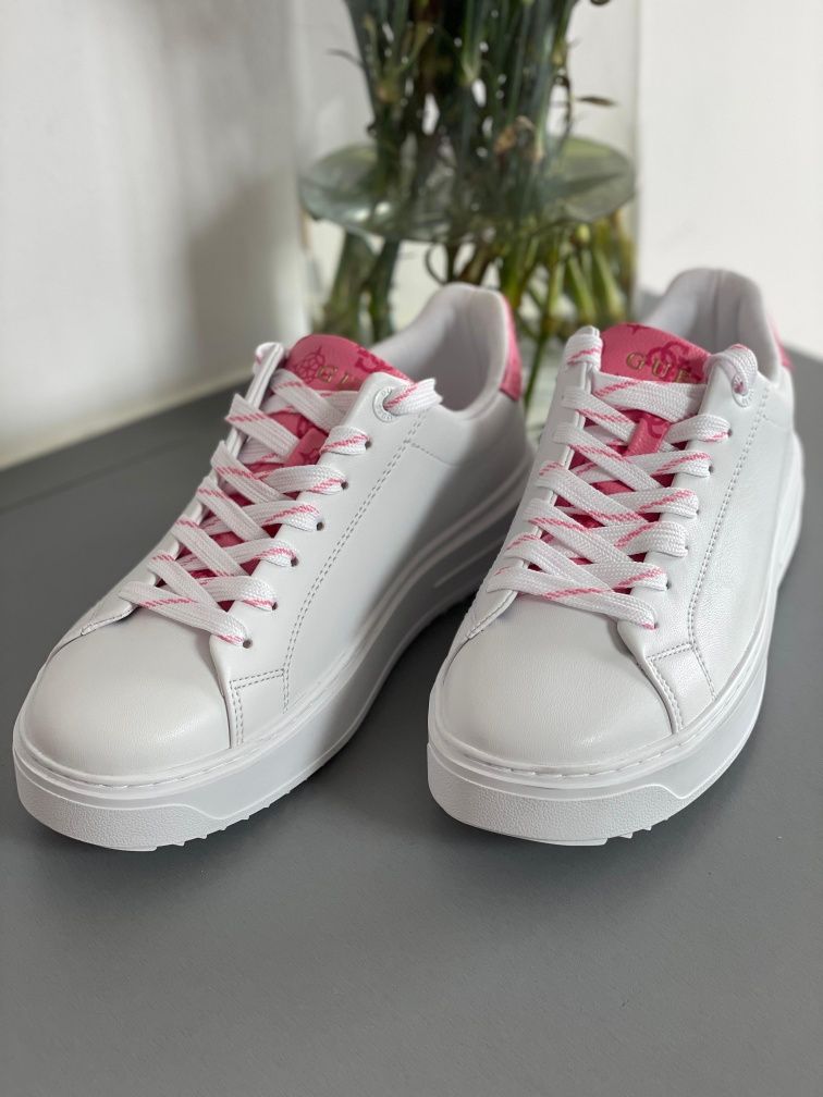 Buty Guess White/Pink Roz. 40