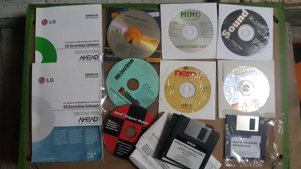 programy komputerowe sterowniki stare kolekcjonerskie