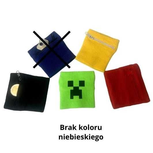 Minecraft box zestaw z saszetką creeper na pas, t-shirt