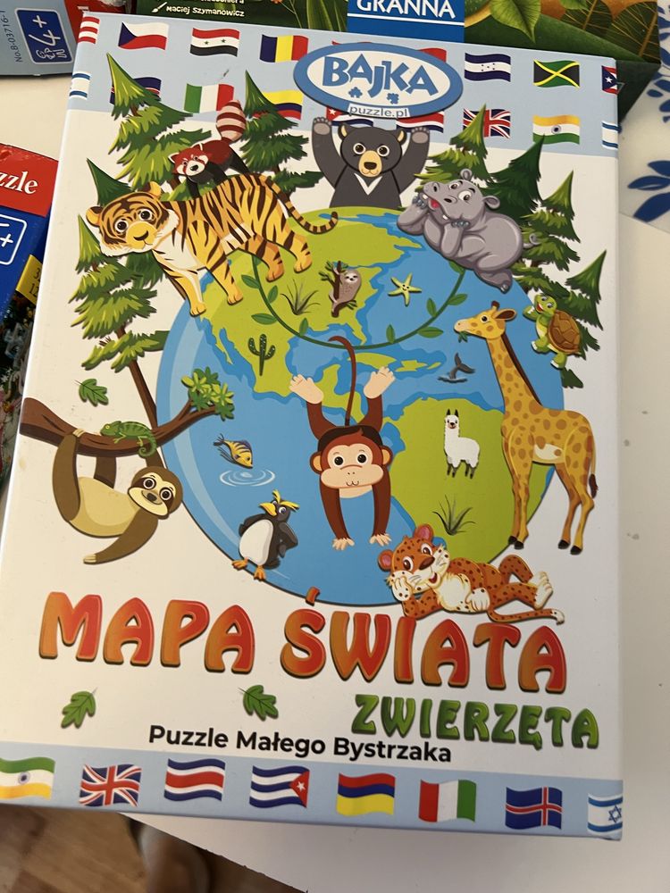 Okazja! Puzzle i gra planszowa zabawy edukacyjne