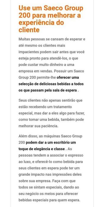 Saeco Rubino 200 espresso Preço negociável