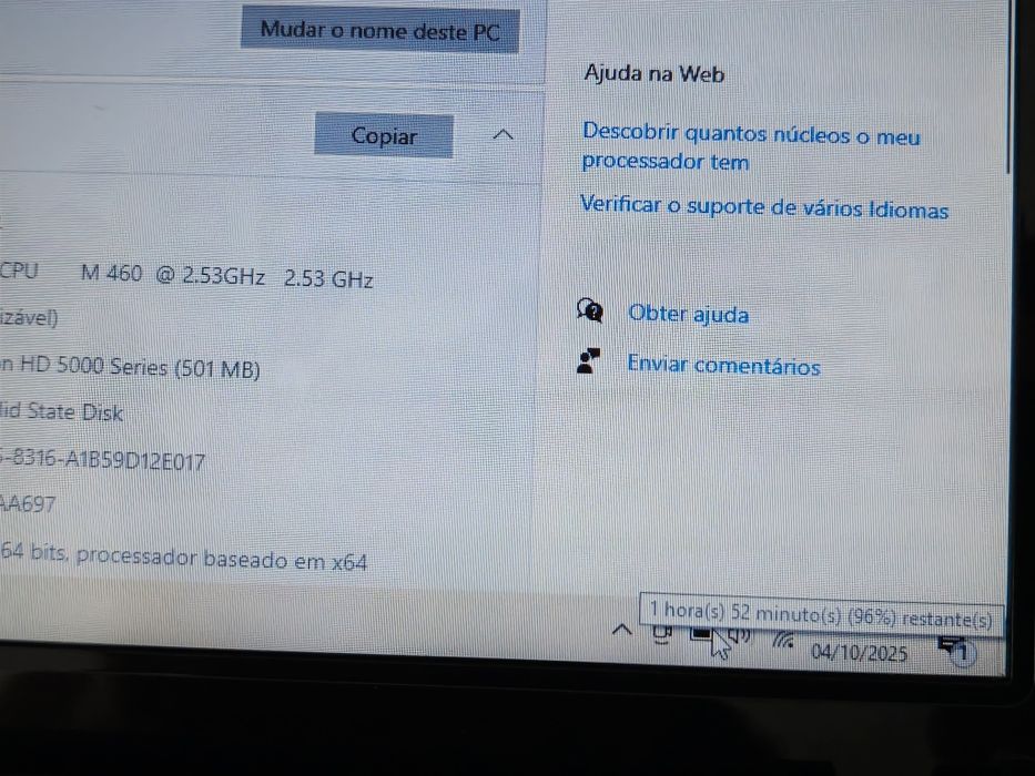 Portátil Toshiba Satellite L635-128
