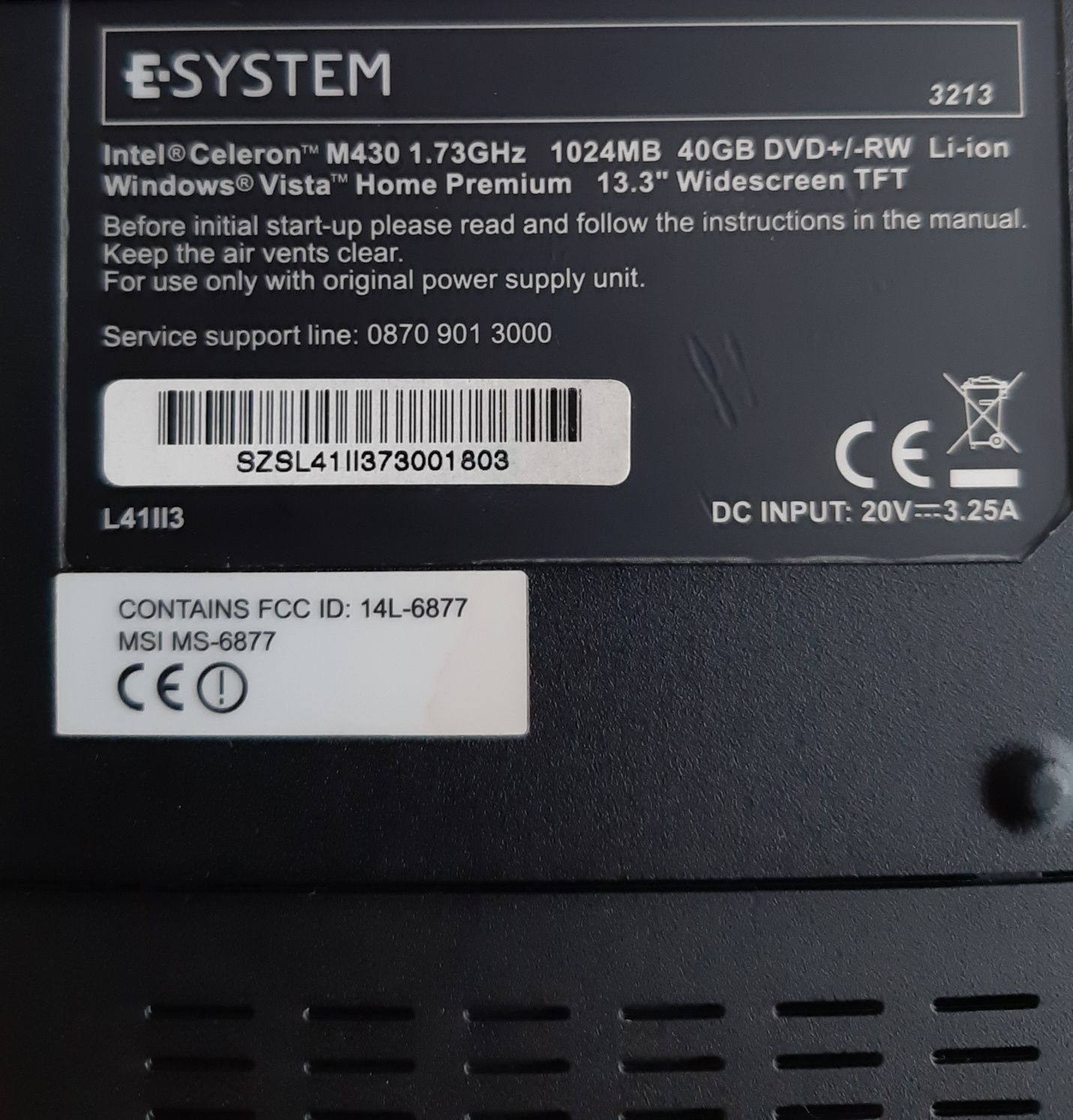 Laptop e-system 13 cali