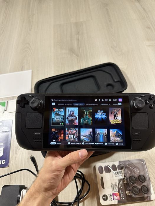 SteamDeck IPS 256+256 гарний комплект, ще на гарантії