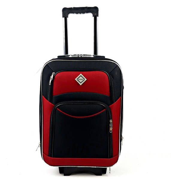 Большой тканевый чемодан черно-серый 5 колес.(90л.)(76×28×50)10 цветов