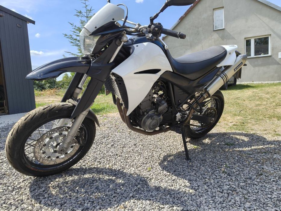 Yamaha xt660x supermoto a2, po sporym serwisie