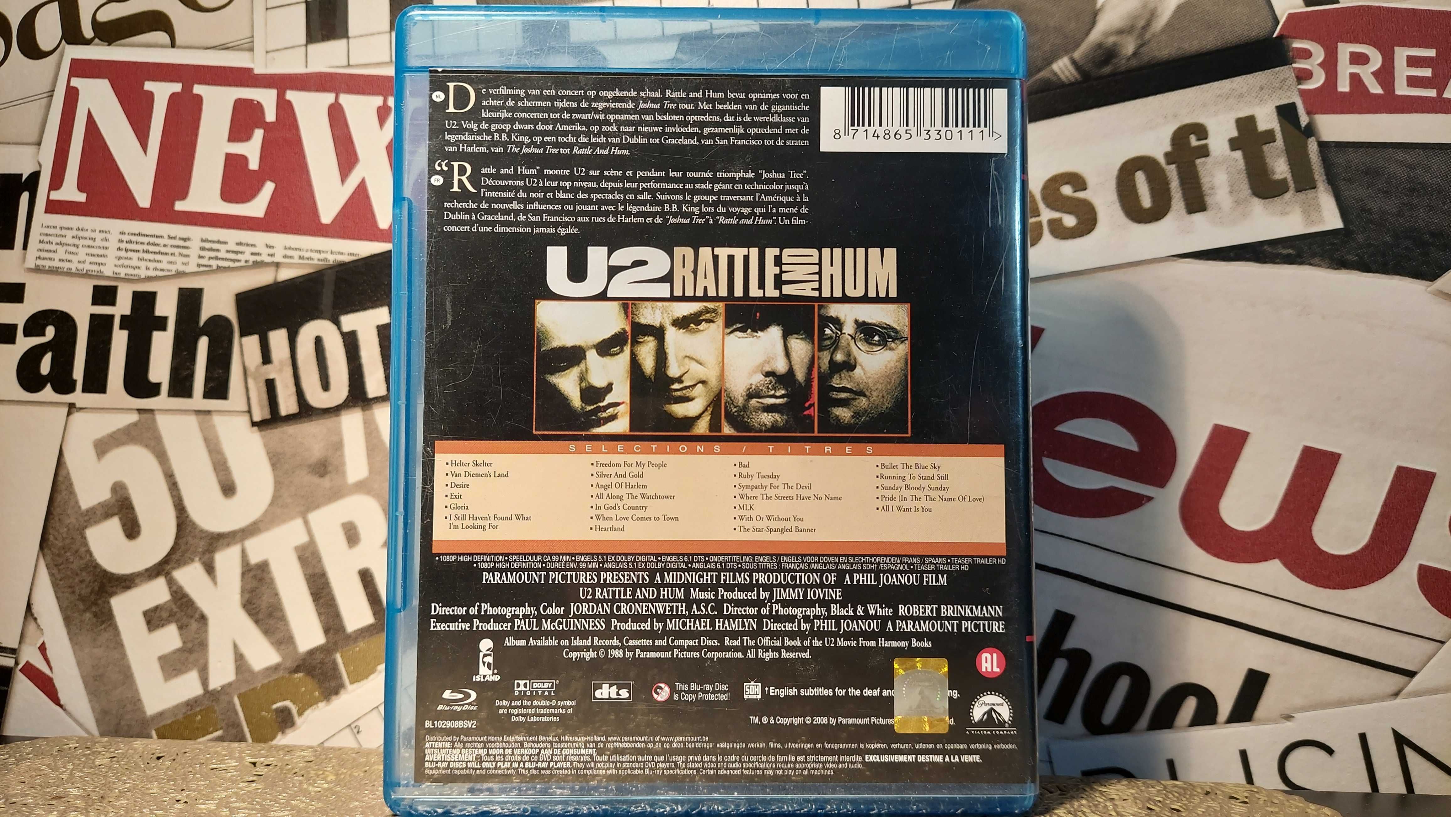 U2 - Rattle And Hum na płycie Blu-ray