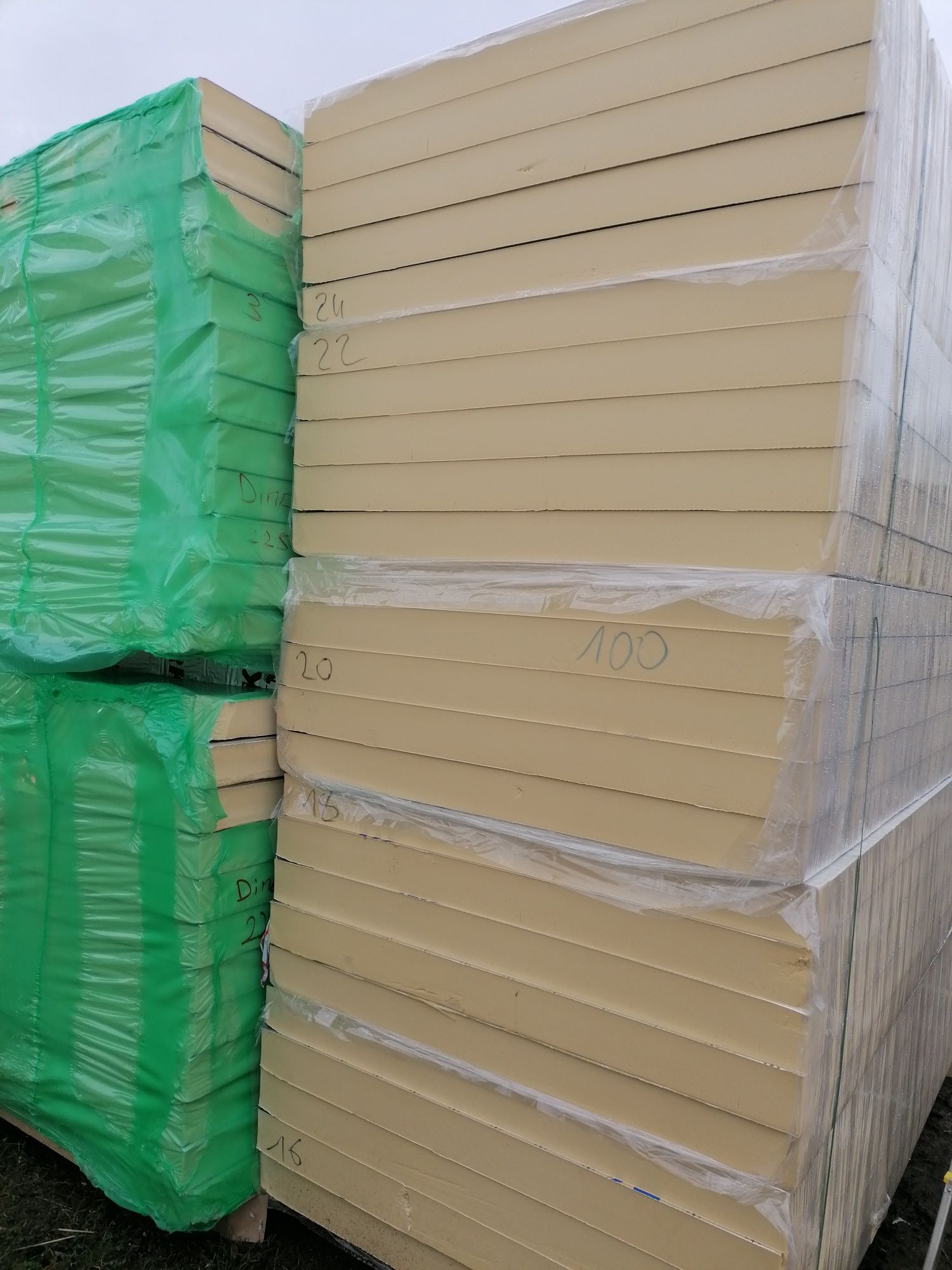 Płyta PIR 0,022 z okładzina aluminiowa dachy elewacja posadzka TANIO