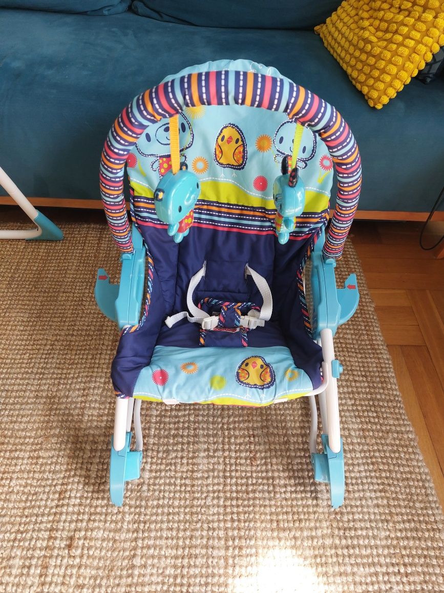 Huśtawka Leżaczek Bujaczek  3w1  Fisher Price
