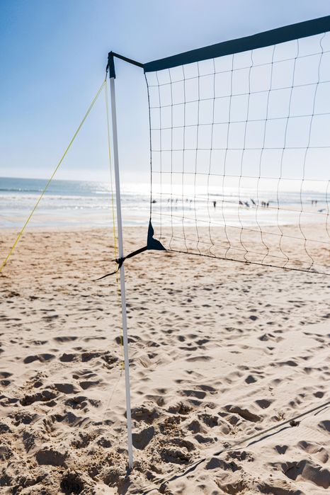 Rede e Postes Voleibol de Praia Lazer BV 500 (6 m) Azul (Conjunto)