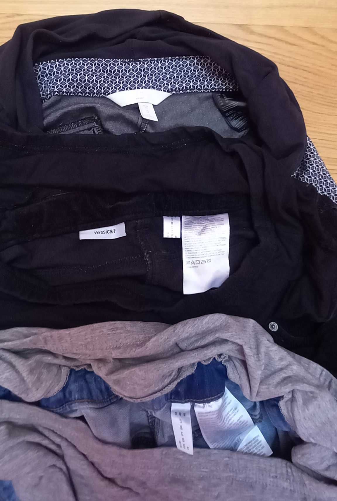 spodnie ciążowe H&M, C&A, 7 sztuk, Gratis