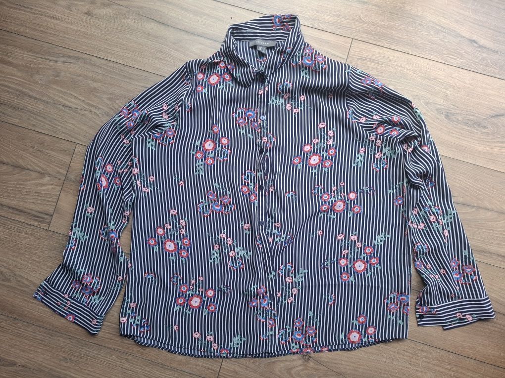 Primark koszula w prążki wiosna2025 casual style plus size r.44/46