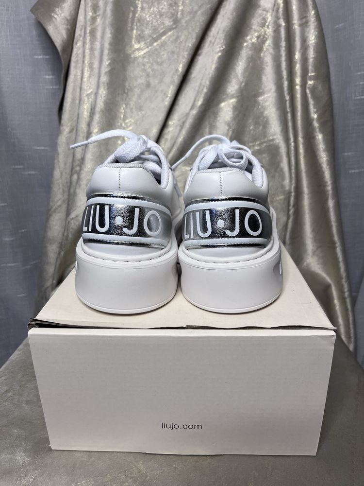 Liu Jo oryginalne adidasy damskie na platformir białe 37