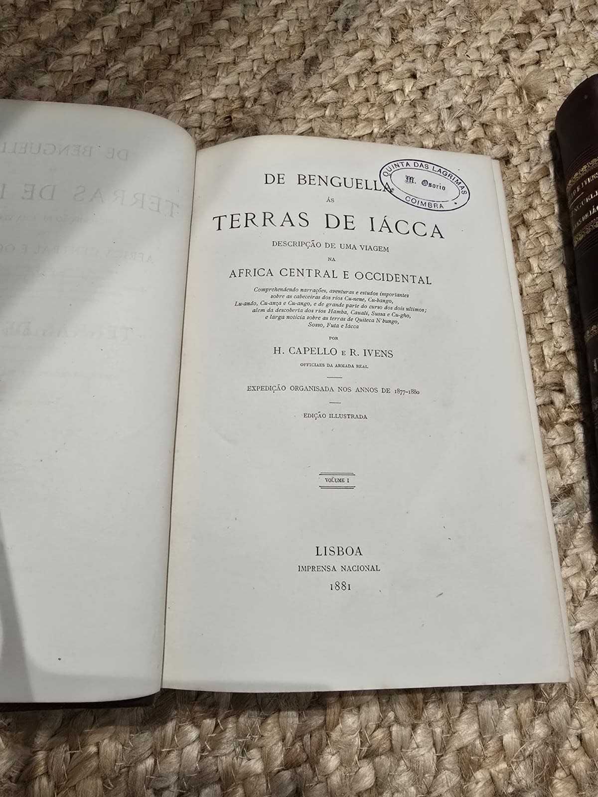 H. Capello e R. Ivens – De Benguella às Terras de Iácca (1881)