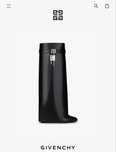 Givenchy buty boots botki dlugie czarne