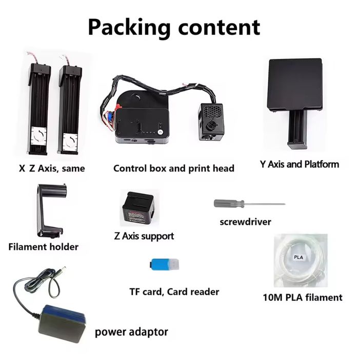 Easy Threed k10 (чорний) 3d принтер для початківців