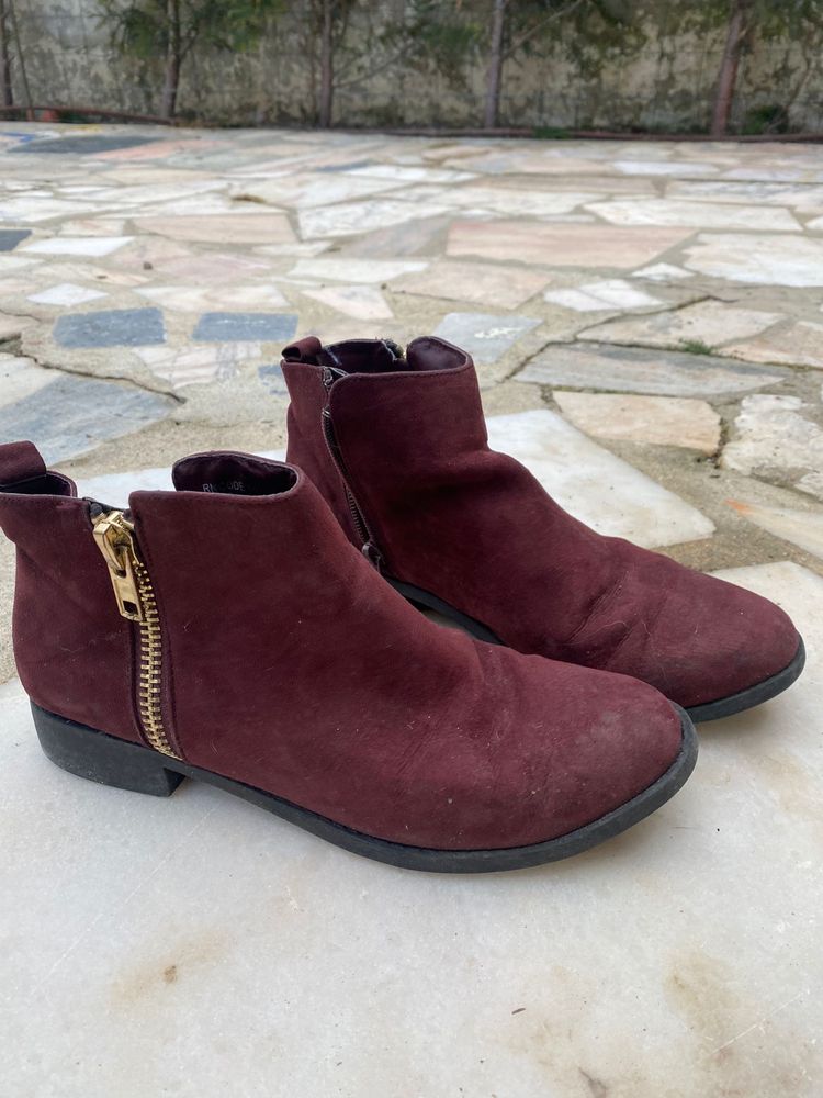 Botas Botins roxo T37