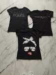 3 bluzeczki z krótkim rękawem Guess, Gucci, Karl