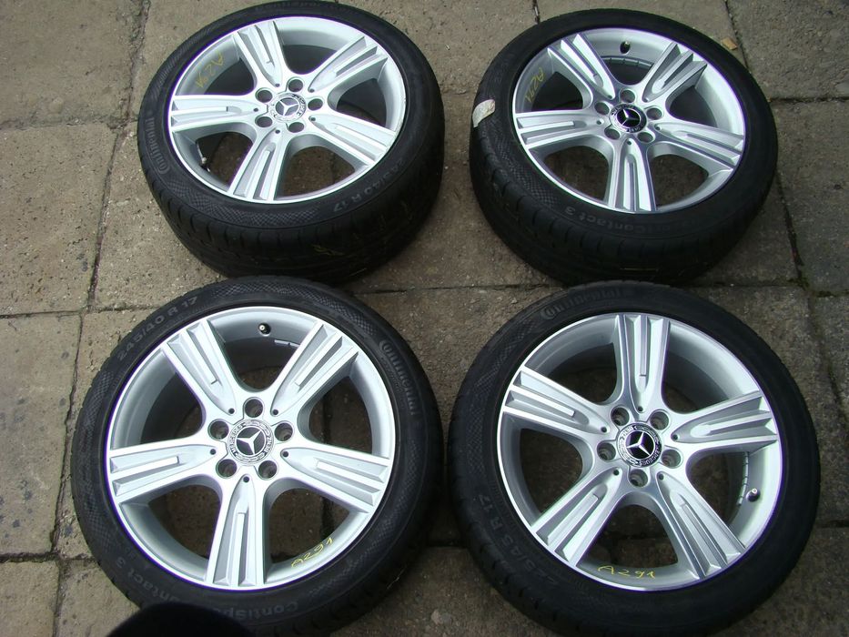 a291 5x112 Mercedes Benz w204 przód 7,5jx17 225/45 tył 8,5Jx17 245/40 lato