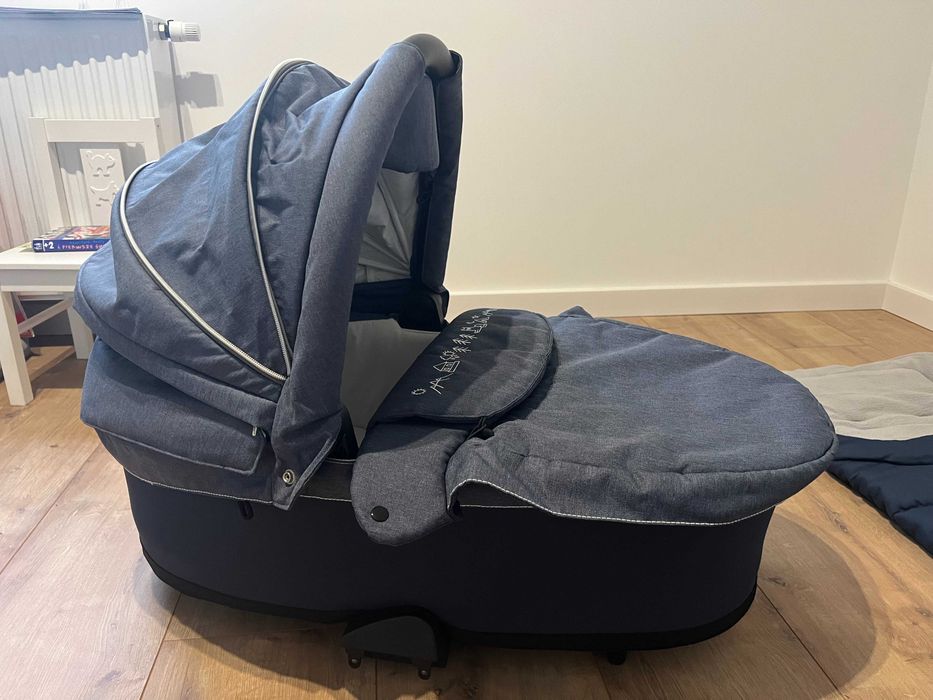 Wózek BABY DESIGN HUSKY 2w1 dodatki + ew. fotelik z adapt (za dopłatą)