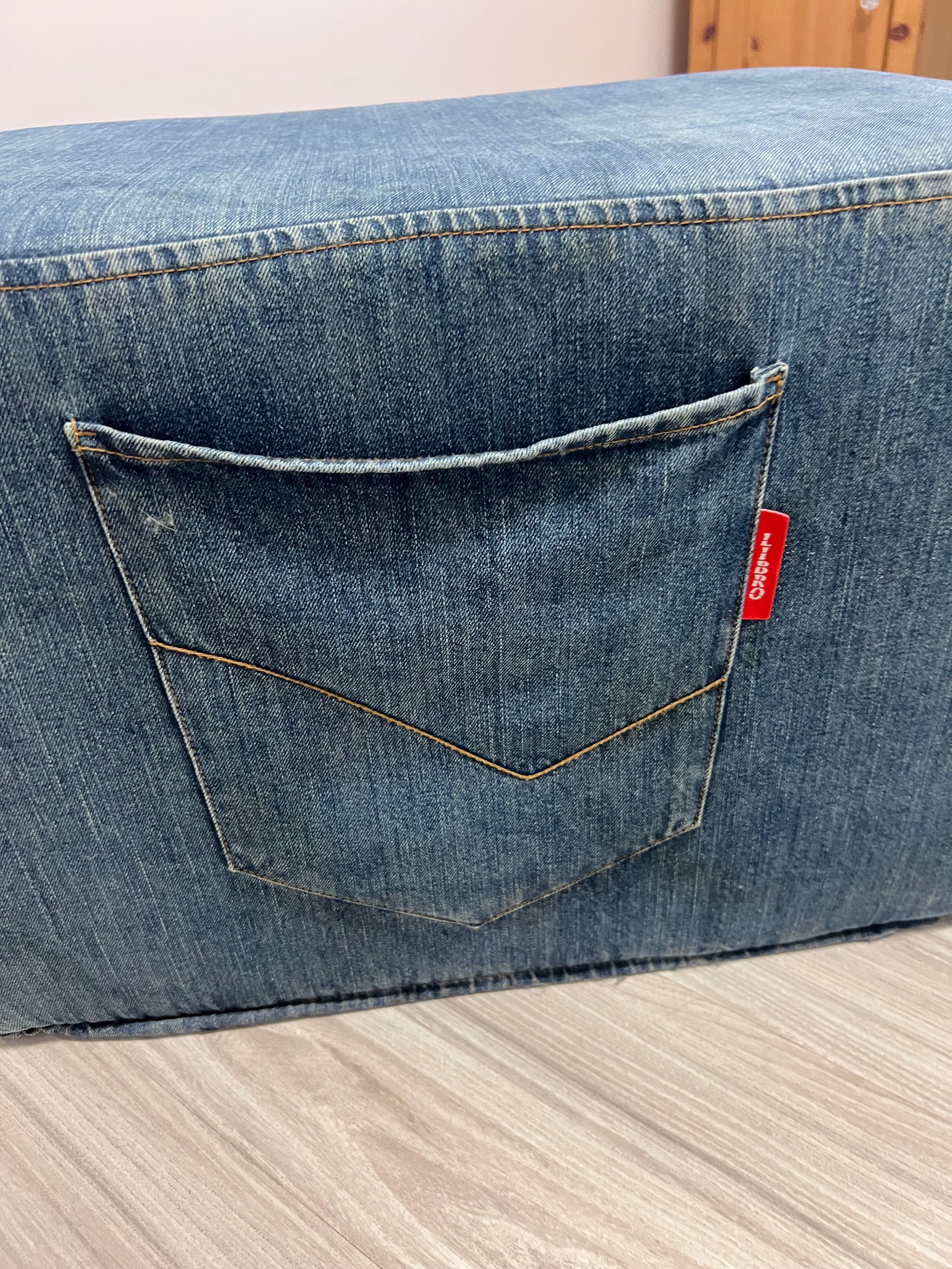 LIBRO Sofa Kanapa rozkładana DENIM  JEANS