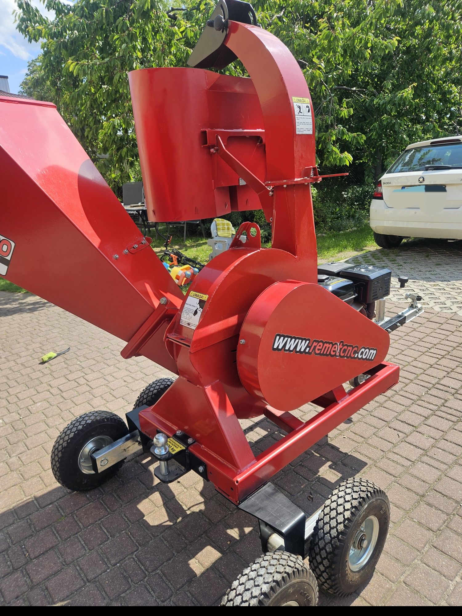 Rębak tarczowy  RTS-630 Red Dragon standard Remet z podwoziem