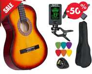 GITARA Klasyczna 3/4 – Akustyczna, Idealna dla Początkujących (GRATIS)