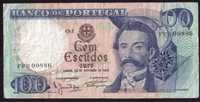 Portugalia, banknot 100 escudos 1965 - st. 3