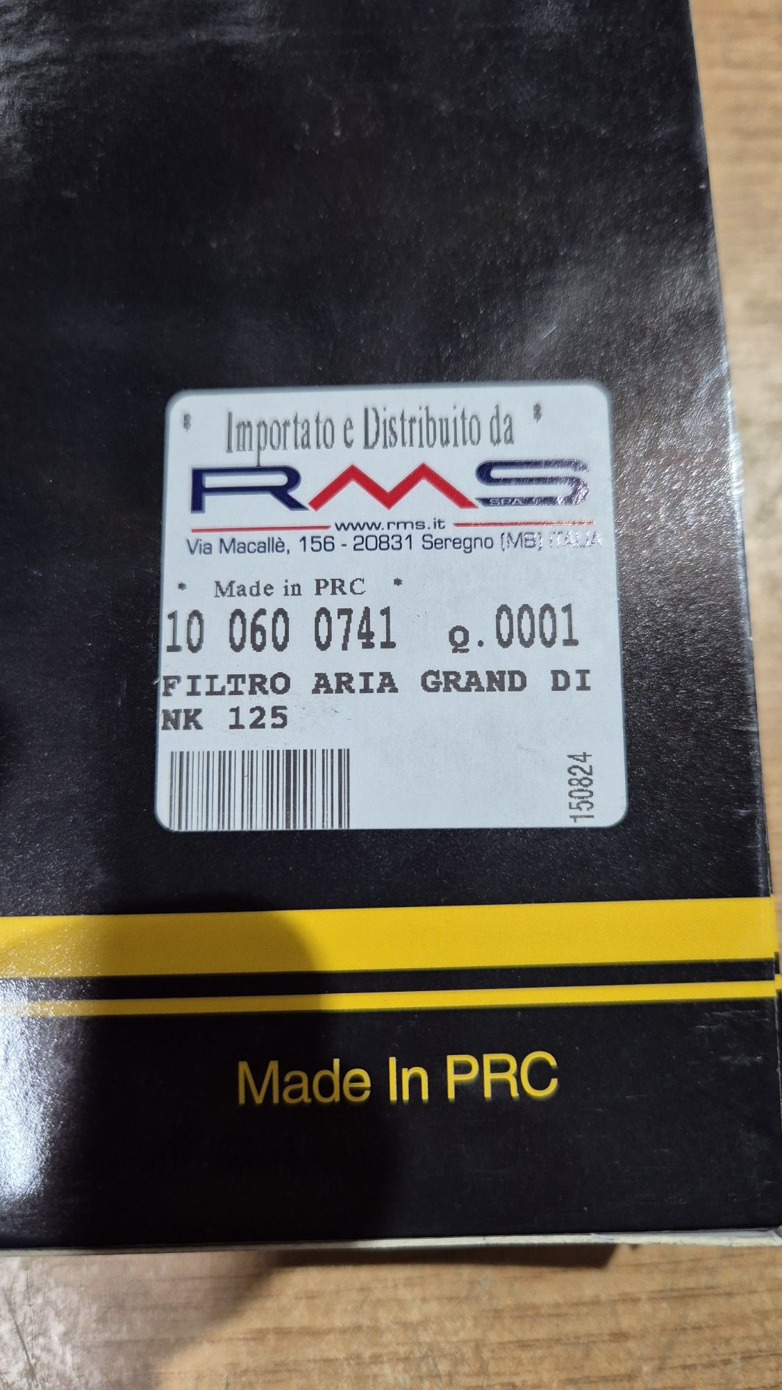 Filtro de ar rms