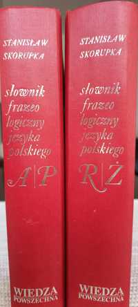 II tomy Słownika Frazeologicznego Języka Polskiego 2002 rok