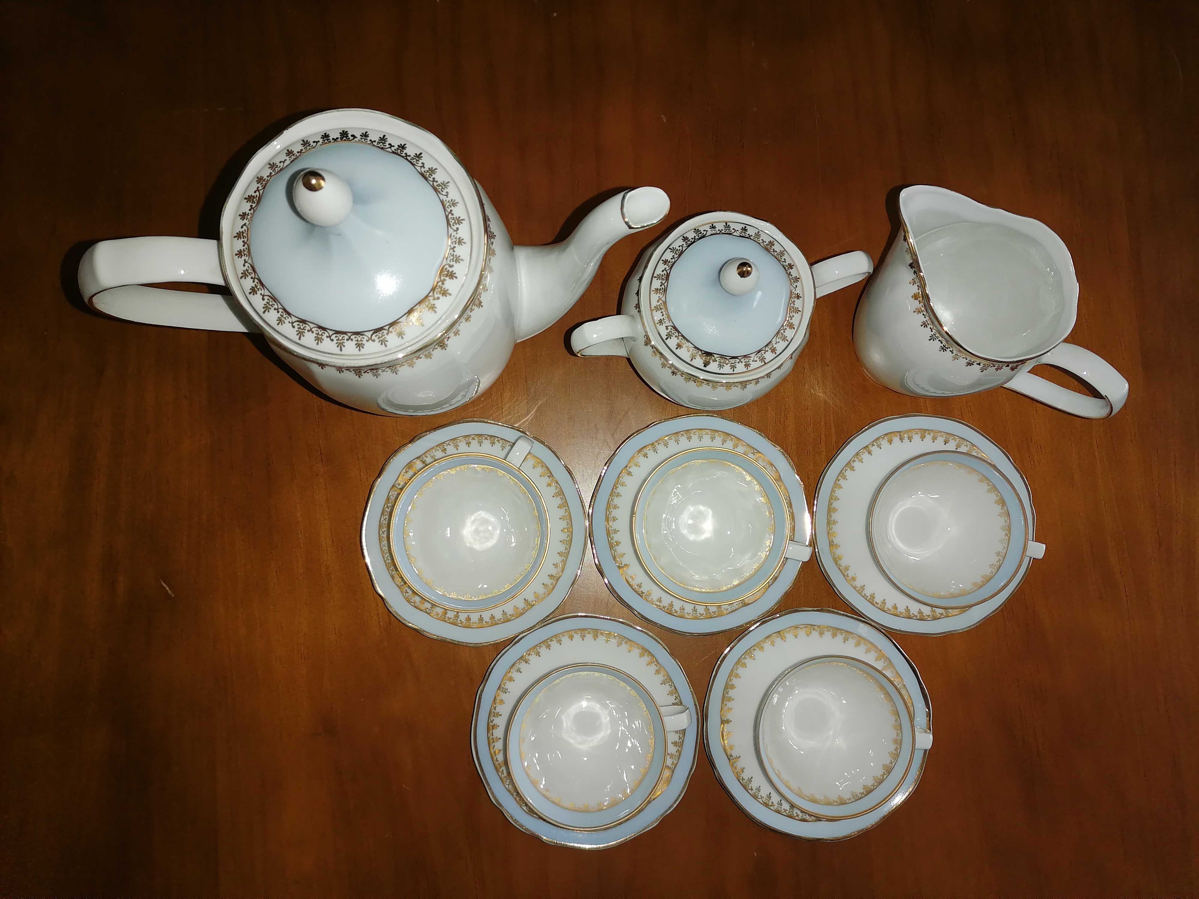 Serviço de café S.P Coimbra Portugal em Porcelana Fina