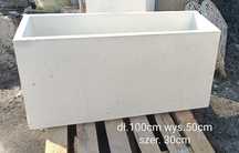 Donica betonowa ogrodowa korytko długość 100cm  wys.50cm szer.35cm
