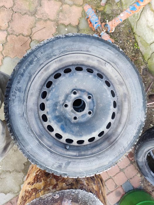 Sprzedam komplet kół zimowych 5x112 VAG 20r a4 b5 passat B5 195/55/15