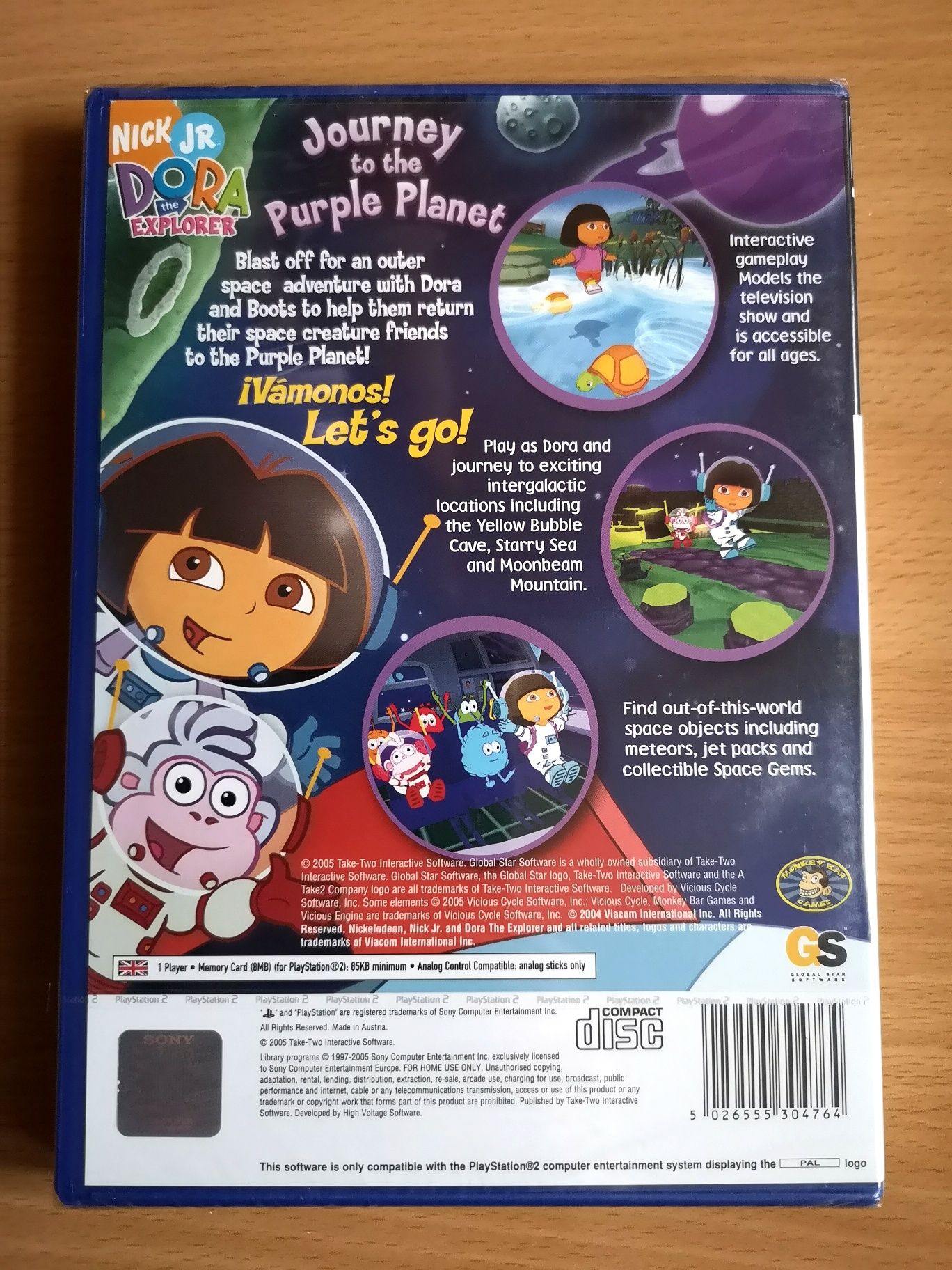 Nowa! gra ps2 dora the explorer journey to the purple planet