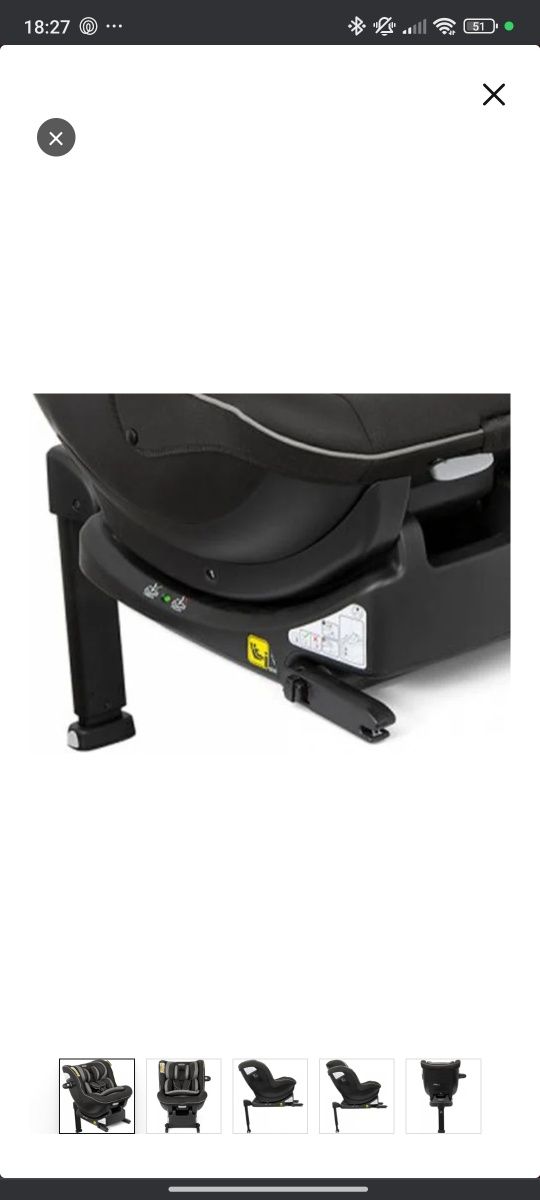 Cadeira Auto GRACO  Ascent Plus Test + Base Isofamily