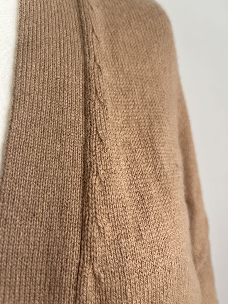 Sandro wełniany sweter w kolorze Kamel rozmiar S M