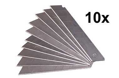 OSTRZA DO NOŻY DO TAPET  18mm 7 segments 0,41mm 10X