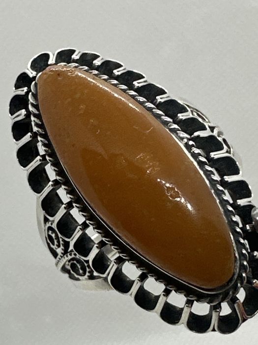 Кольцо серебро 875 каблучка срібло 876 бурштин