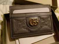 Gucci etui na karty- skóra, nowe, oryginalne. Doskonale na prezent