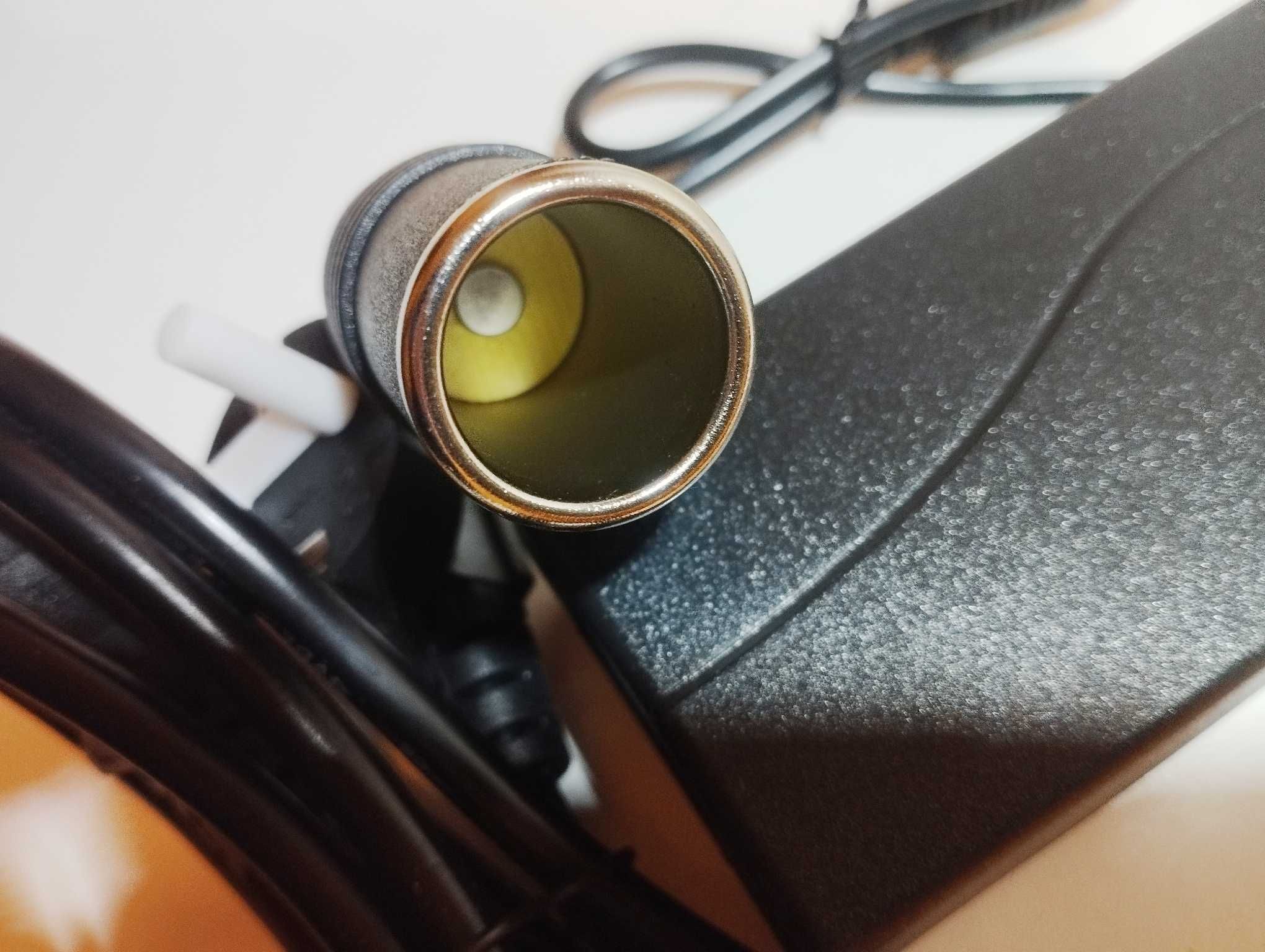 Transformador corrente 220v para tomada de isqueiro 12v
