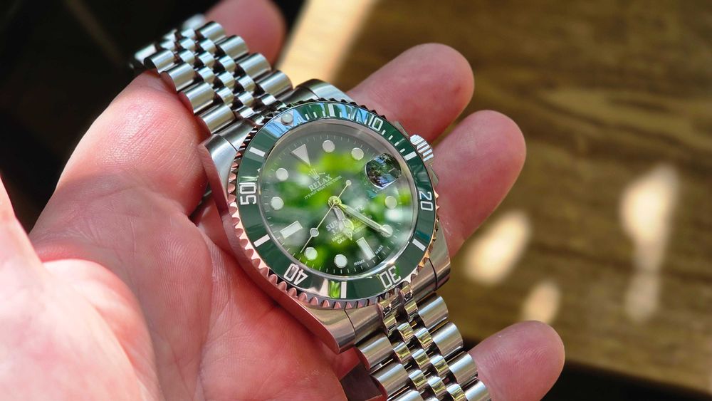 Zegarel automatyczny męski Relax Hulk Green 28.800