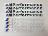 BMW naklejki M Performance i nakrętki na wentle
